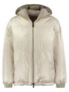 Brunello Cucinelli Women's Piumino M/l Reversibile Platino In Gold