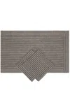 Brunello Cucinelli Placemat And Napkin Set In Grey