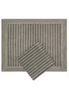 Brunello Cucinelli Placemat And Napkin Set In Grey