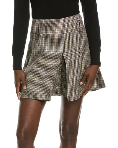 Brunello Cucinelli Plaid Pleated Bermuda Shorts