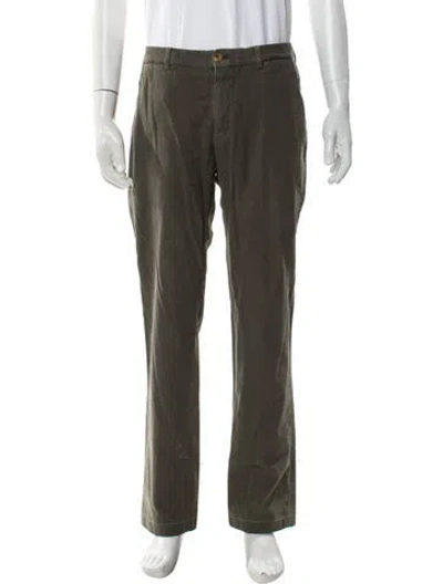 Pre-owned Brunello Cucinelli Plaid Print Pants In Neutral