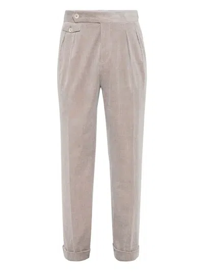 BRUNELLO CUCINELLI PLAID TROUSERS