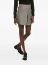 Brunello Cucinelli Plaid-pattern Shorts In Neutral