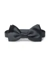 Brunello Cucinelli Plain Bow Tie In Black