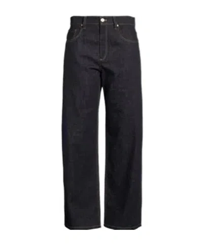 Brunello Cucinelli Plain Colour Jeans In Black