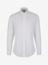 Brunello Cucinelli Plain Cotton Shirt In White