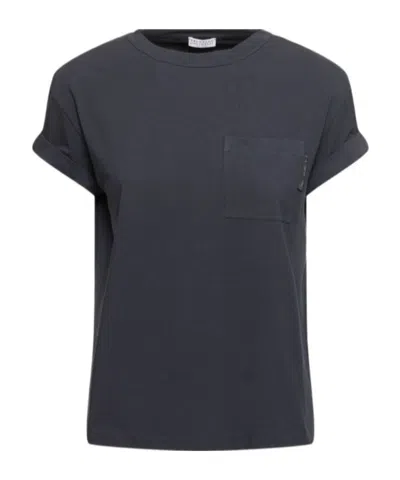 Brunello Cucinelli Plain Jersey Short-sleeved T-shirt