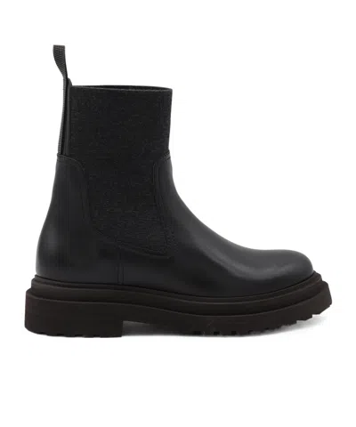Brunello Cucinelli Platform Chelsea Boots
