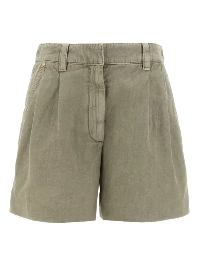 BRUNELLO CUCINELLI PLEAT-DETAIL SHORTS
