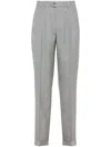 Brunello Cucinelli Timeless Chino Trousers With Pockets In 灰色
