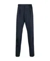 Brunello Cucinelli Tapered Trousers In Black