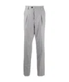 Brunello Cucinelli Pleat-detail Tailored Trousers In Gray