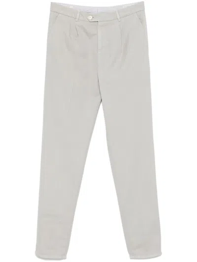 Brunello Cucinelli Hose Mit Bundfalten In Grau