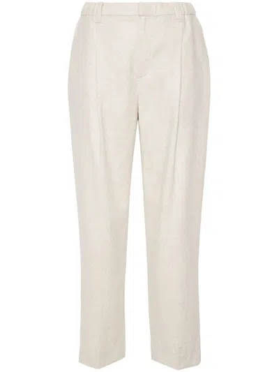 BRUNELLO CUCINELLI PLEAT-DETAIL TROUSERS