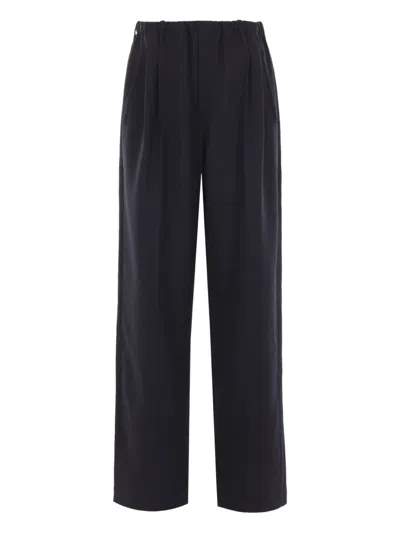 Brunello Cucinelli Pleat-detail Wool Trousers In Black
