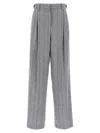 BRUNELLO CUCINELLI PLEAT-DETAILED STRAIGHT-LEG STRIPED TROUSERS