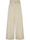 Brunello Cucinelli Pleat-detailing Tailored Trousers In Neutrals
