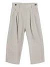 Brunello Cucinelli Pleat-detailing Trousers In Neutrals