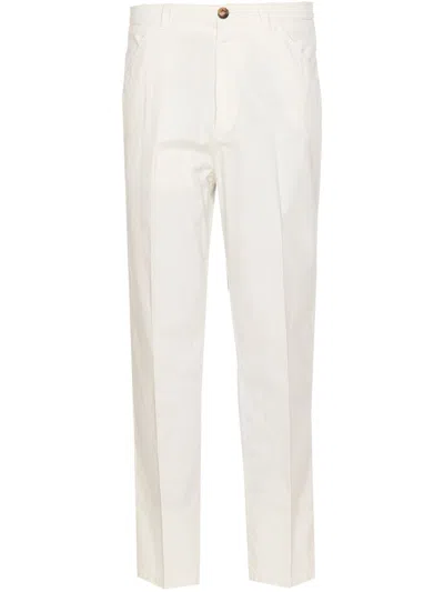 Brunello Cucinelli Pleat Detailing Trousers In White