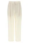 Brunello Cucinelli Trousers With Pleats And Pockets In Neutral