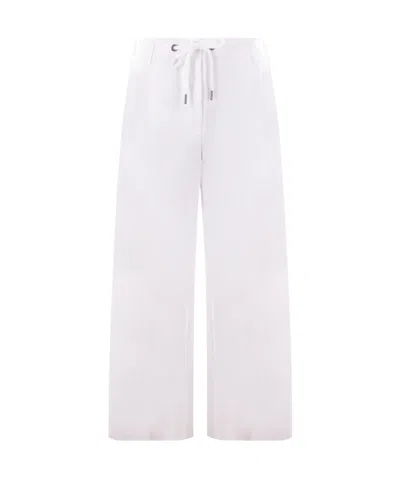Brunello Cucinelli Pleat-detail Cropped Trousers In White