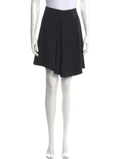 Pre-owned Brunello Cucinelli Pleated Accents Mini Skirt In Gray