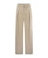 Brunello Cucinelli Pleated Belted Trousers