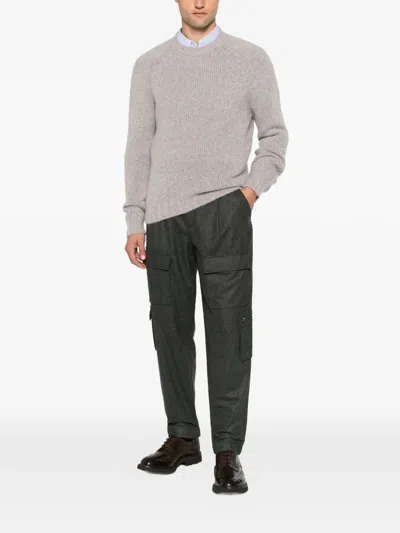 Brunello Cucinelli Pleated Cargo Pants In Black
