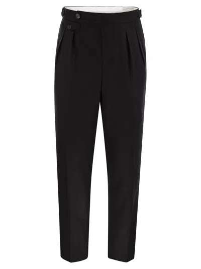 Brunello Cucinelli Pleated Casual Pants In Black