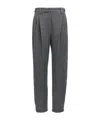 Brunello Cucinelli Pleated Casual Pants In Black