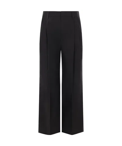 Brunello Cucinelli Darted Trousers In Black
