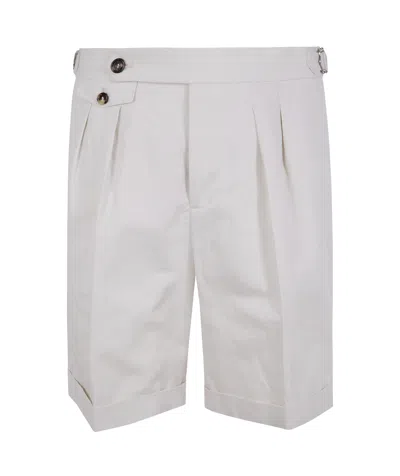 BRUNELLO CUCINELLI PRESSED-CREASE BERMUDA SHORTS