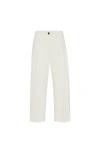 Brunello Cucinelli Pleated Chino Trousers In White