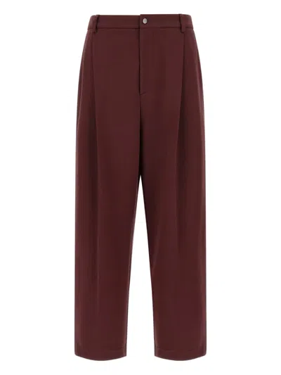 BRUNELLO CUCINELLI PLEATED CROPPED TROUSERS
