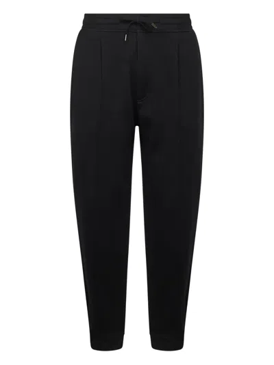 Brunello Cucinelli Pleated Cuffed Trousers In Black