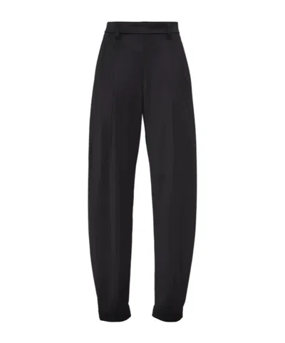 Brunello Cucinelli Pleated-front Tailored Trousers In Black
