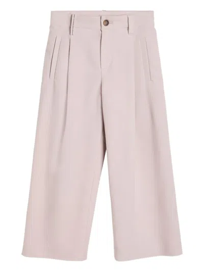 Brunello Cucinelli Pleated-front Trousers In Pink