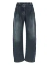 Brunello Cucinelli Relaxed Fit Denim Trousers In Blue