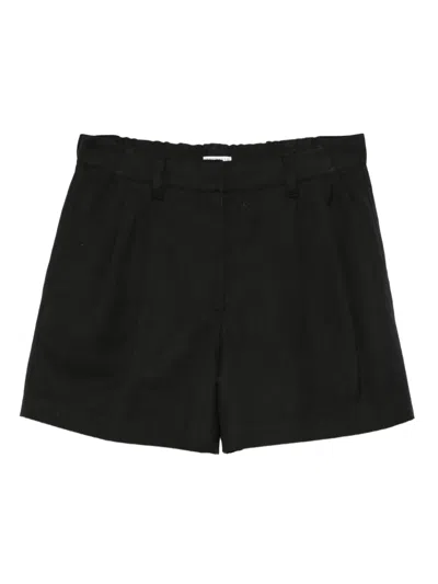 Brunello Cucinelli Pleated Pocket Shorts In Black