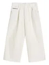 Brunello Cucinelli Pleated Pocketed Casual Trousers In White