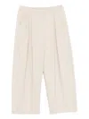 Brunello Cucinelli Pleated Side-pocket Trousers In Neutral