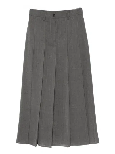 BRUNELLO CUCINELLI PLEATED SKIRT