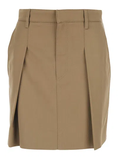 BRUNELLO CUCINELLI PLEATED SKIRT