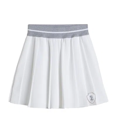 BRUNELLO CUCINELLI PLEATED SKIRT WITH IN-BUILT SHORTS