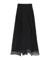 Brunello Cucinelli Pleated Skirts In Black