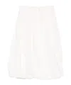 Brunello Cucinelli Pleated Skirts In White