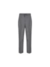 Brunello Cucinelli Pleated Tapered Leg Trousers In Grey