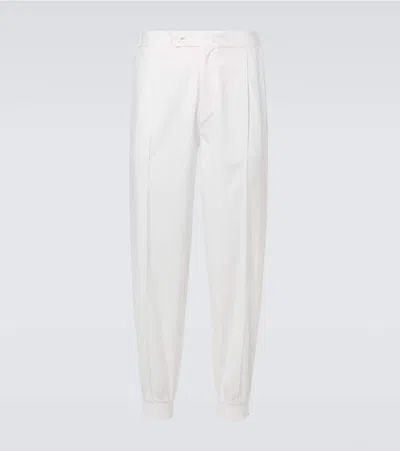 BRUNELLO CUCINELLI PLEATED TAPERED PANTS