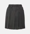 Brunello Cucinelli Pleated Tennis Skirt In Grey