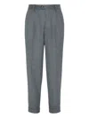 Brunello Cucinelli Leisure Fit Trousers With Double Pleats